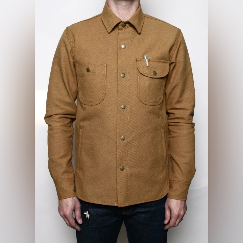 ROGUE TERRITORY COPPER SELVEDGE SERVICE SHIRT - SIZE SMALL